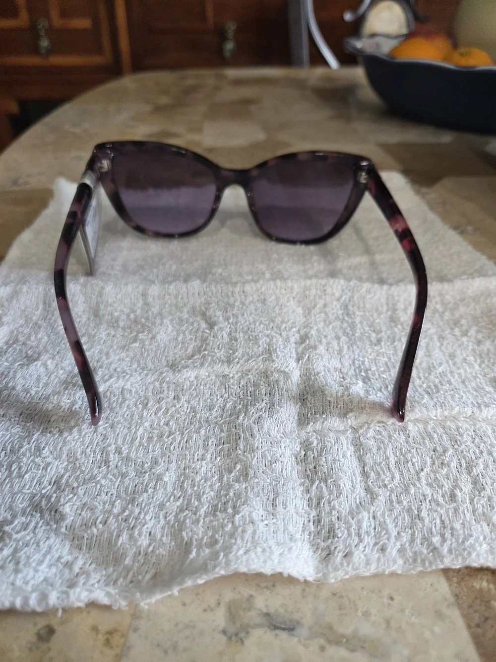 Panama Jack Purple Tortoise Cat-Eye Sunglasses 100% UVA/UVB protection